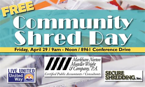 In many communities, people get around this dilemma with free shred. . Free shredding events dupage county 2022